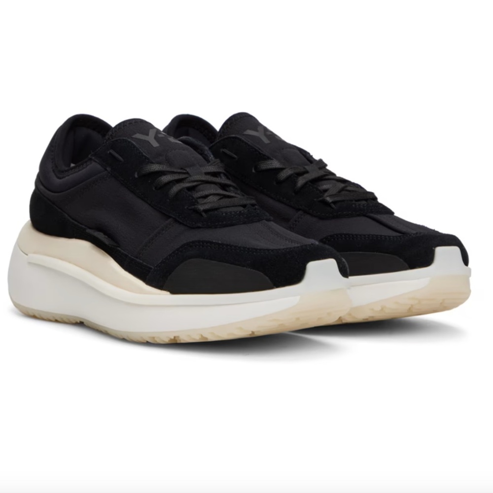 COPY - Y-3 Black Ajatu Run Sneakers, 7 Men/8.5 Women